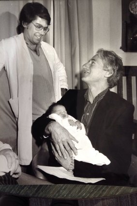 

Professor Carl wood and Dr Trounsen in 1984 during the early days of IVF.