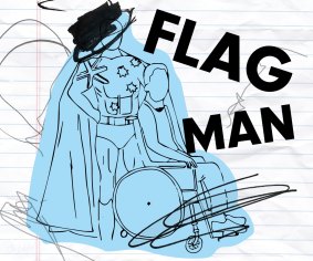 <i>Flag Man</i> explores identities and the mythologies we build around ourselves. 