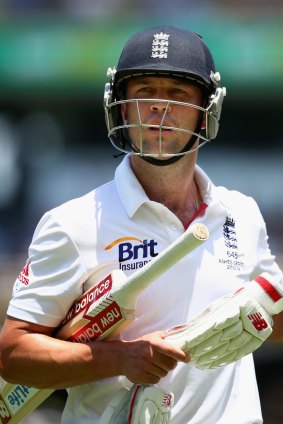 English batsman Jonathan Trott.