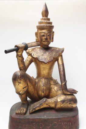 A Burmese spirit figure, early 20th century.