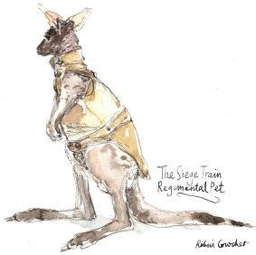 Presented to the Western Australian section of the Siege Battalion, (36th Heavy Artillery Brigade, Royal Australian Artillery), this little kangaroo embarked with the troops in 1915, becoming their regimental mascot. He was always worried by dogs and felt the cold terribly; his section made him a cut-down service dress but he did not survive the perishing winter of 1915-1916.