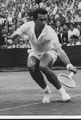 Mervyn Rose at Wimbledon in 1958.