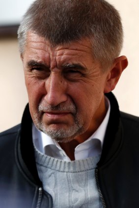 Czech billionaire and leader of the ANO 2011 political movement Andrej Babis.