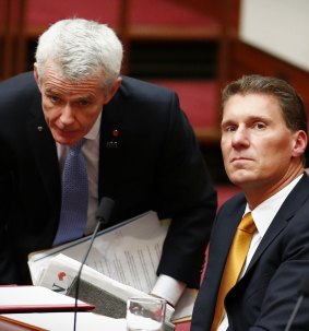 Malcolm Roberts and Cory Bernardi: both highly deserving of a petition calling for them to be sacked. 