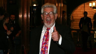 Rolf Harris at the Aria Hall of Fame at Melbourne Town Hall in 2008.
