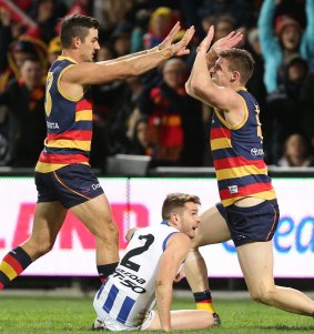 Adelaide's mauling of North Melbourne has confirmed doubts over the Kangaroos' legitimacy.