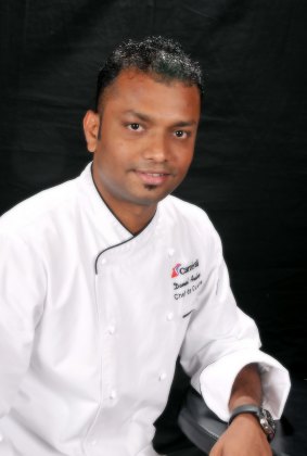 Carnival Legend Chef de Cuisine Daniel Arulraj.