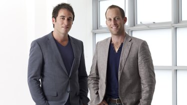 Marc (left) and Jason Levin: business is booming. 