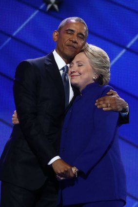 Hillary Clinton signalled to voters that her first term will in effect be Barack Obama's third.