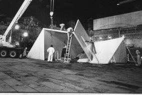 <i>Vault</i> is dismantled ready to be removed in 1981. 