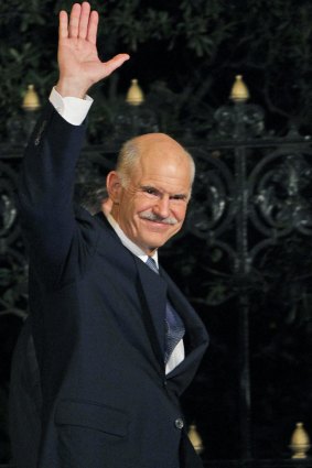 "It's time to build, together, a new political home": Former Greek prime minster George Papandreou.