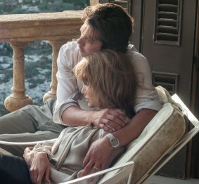 Angelina and her husband Brad Pitt play a couple whose marriage unravels in <i>By the Sea.</i>