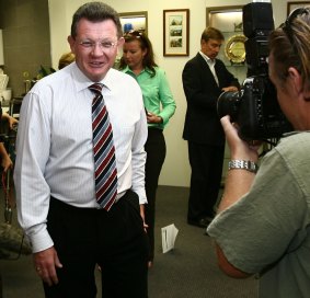 Gary Hardgrave in 2007 when he was the Liberal Party MP for Moreton in Brisbane. 