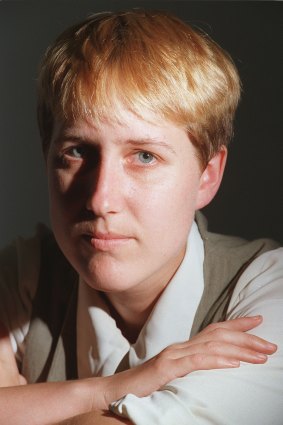 Sally McManus, pictured in 1995, when she was an organiser with the Australian Services Union.