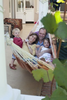 Debby and Travis Pollock, with children Jasper and Lily, have settled in Cape Town after five years abroad.
