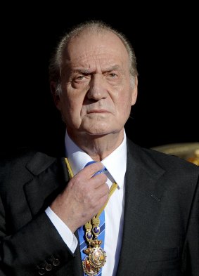 Juan Carlos in 2011, when he was still the King of Spain.