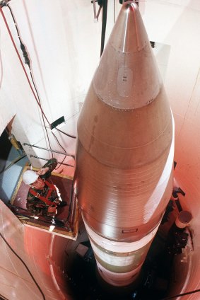 A Minuteman inter-continental ballistic missile