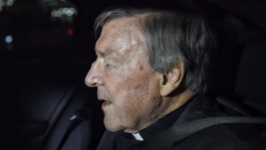 Cardinal George Pell arrived back in Australia on Monday.