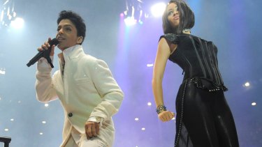 Prince in Melbourne on his last Australian tour in 2012.