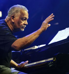 Joe Sample performs at the Montreux Jazz Festival in 2011.