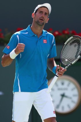 Questionable judgment: Indian Wells winner Novak Djokovic.