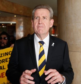 Bottled: Barry O'Farrell's political destruction provoked Liberal Party outrage towards the ICAC.