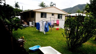 The Cairns home where eight children were allegedly murdered in December. 