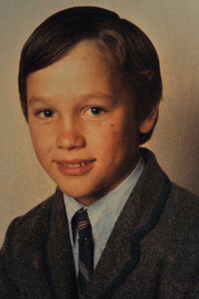 Peter Blenkiron as a child.