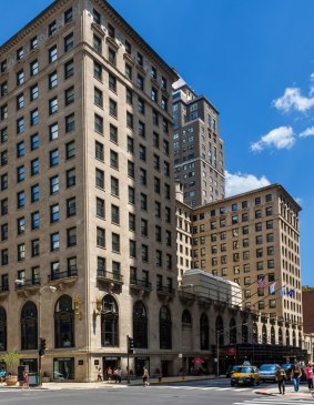 The famous Drake Hotel on N Michigan Avenue, used in <i>Risky Business</i>, among other films.