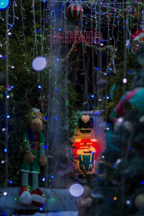 Spreading the joy: Canberra residents have stepped up their Christmas displays this year.