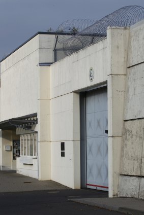 The main Entrance of the prison in Leipzig, Germany, where Jaber Al-Bakr, committed suicide.