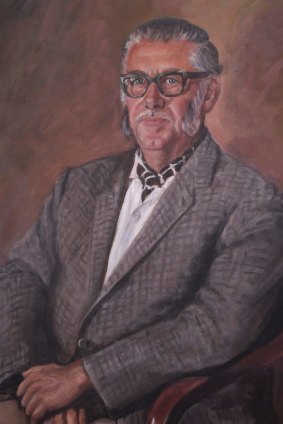 A portrait of the late Arthur Campbell, who founded Hallam's Fyna Foods confectionery company in 1947.