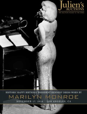 Marilyn Monroe sings a breathless Happy Birthday to President John F. Kennedy. 