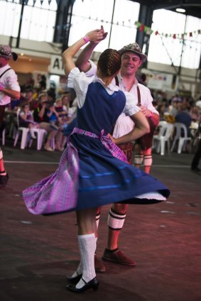 German traditional dancers from Sydney at Oktoberfest last year.