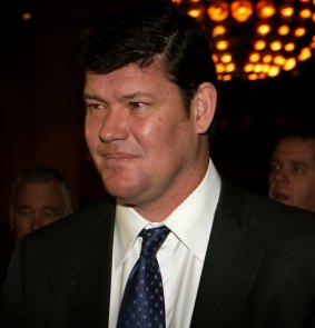 Speedy: James Packer's licence approval went through in three months.