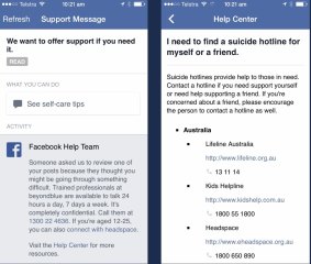 New Facebook support services.