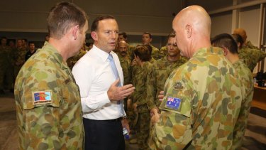 Tony Abbott was desperate to send soldiers to assist in the "fight against the death cult". 