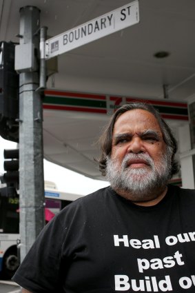 Local Murri elder Sam Watson does not think the name Boundary Street should be changed.