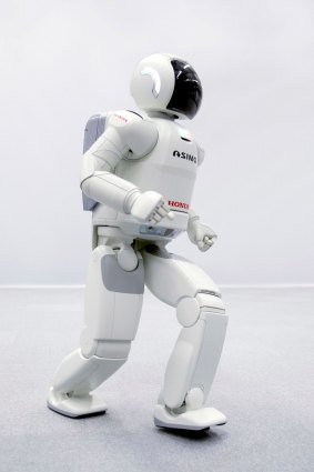 Asimo, the high-tech robot that is coming to Sydney. 