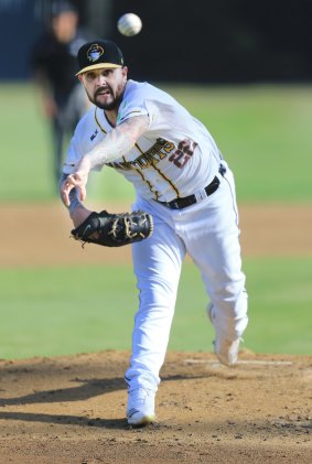 Bandits starter Travis Blackley  was almost unhittable in their game-three victory.