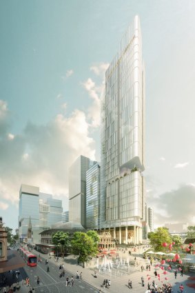Last month Parramatta Council voted to change the use of the tower from residential to commercial.