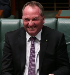 Agriculture Minister Barnaby Joyce has asked Canberra public servants about a possible move out of the city.