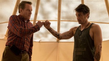 Battlers: Bryan Cranston and James Franco in Why Him?
