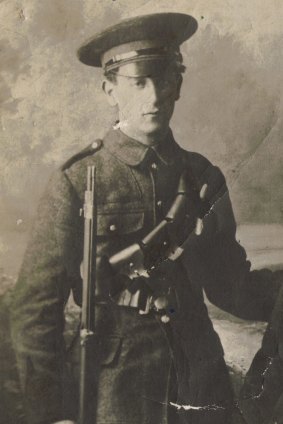 Irish Volunteer Gerald Keogh, killed by Anzac troops during the Easter Rising, Dublin, 1916.
