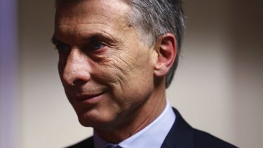 Mauricio Macri, Argentina's president, has reiterated his country's claim on the Falkland Islands.