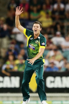 Endorsed: Josh Hazlewood has earned selection for the opening Test against India.