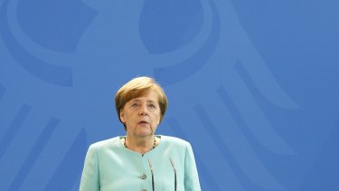 German Chancellor Angela Merkel. Germany, Italy and France issued a joint statement saying the Paris Accord would live on without the US.