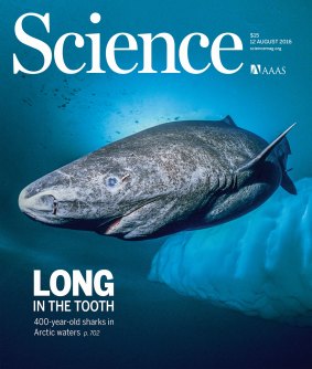 Front cover of <i>Science</i> magazine, August 12.