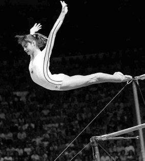 Romanian Olympic legend Nadia Comaneci must be pleased she didn't have to compete against Malcolm Turnbull.