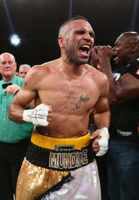 What makes Anthony Mundine's record of family longevity more remarkable is the fact that he didn't become a professional boxer until after he turned 25 and had played seven seasons of senior rugby league.
